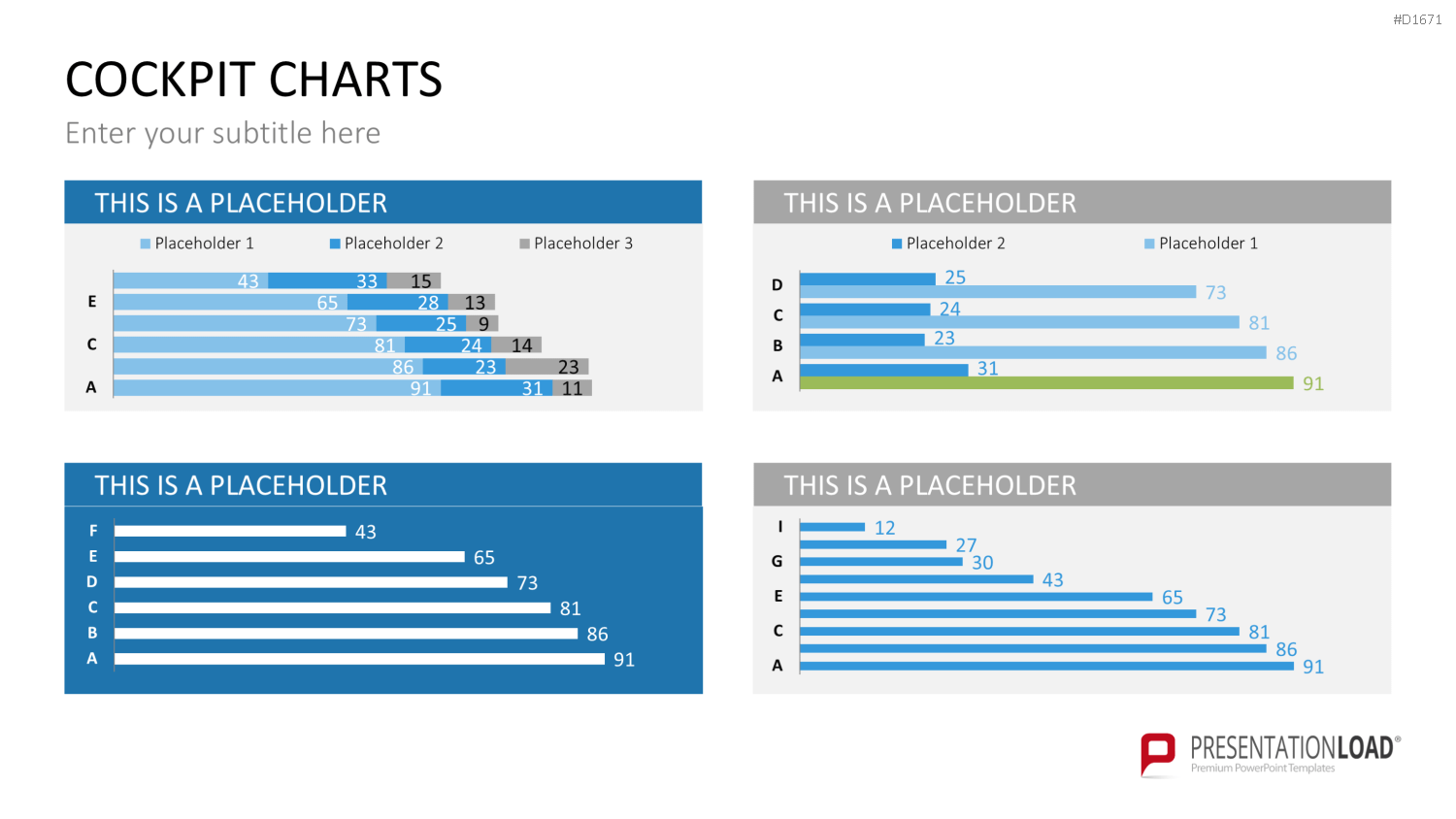 Cockpit-Charts PowerPoint-Vorlage