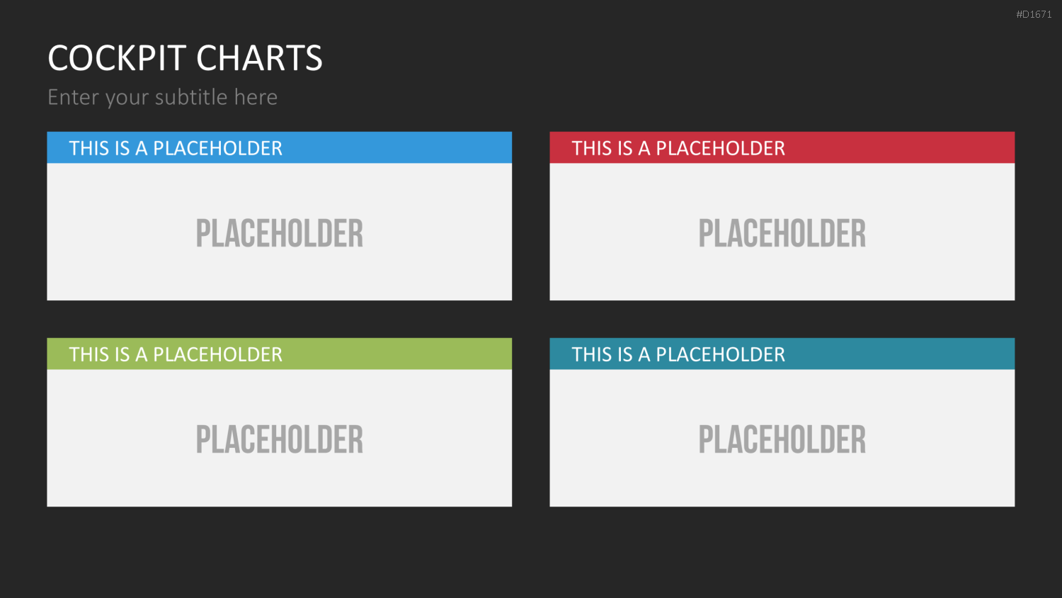 Cockpit-Charts PowerPoint-Vorlage
