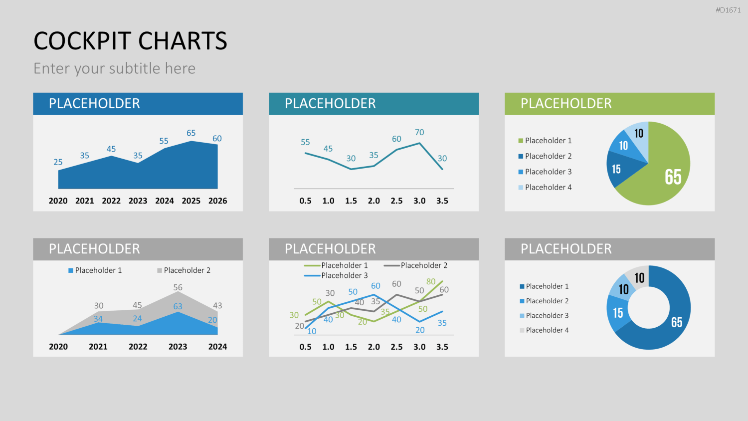 Cockpit-Charts PowerPoint-Vorlage