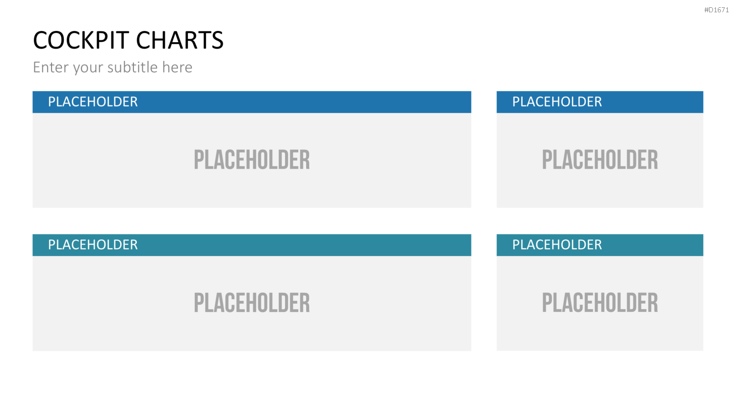Cockpit-Charts PowerPoint-Vorlage