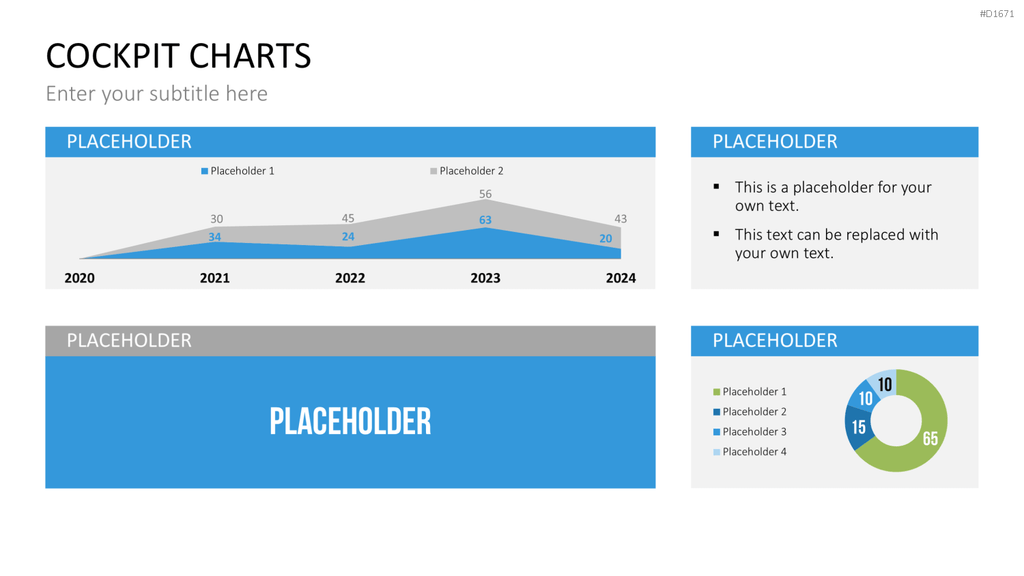 Cockpit-Charts PowerPoint-Vorlage