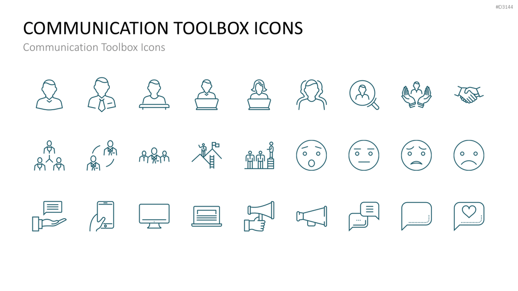 Communication Toolbox PowerPoint-Vorlage