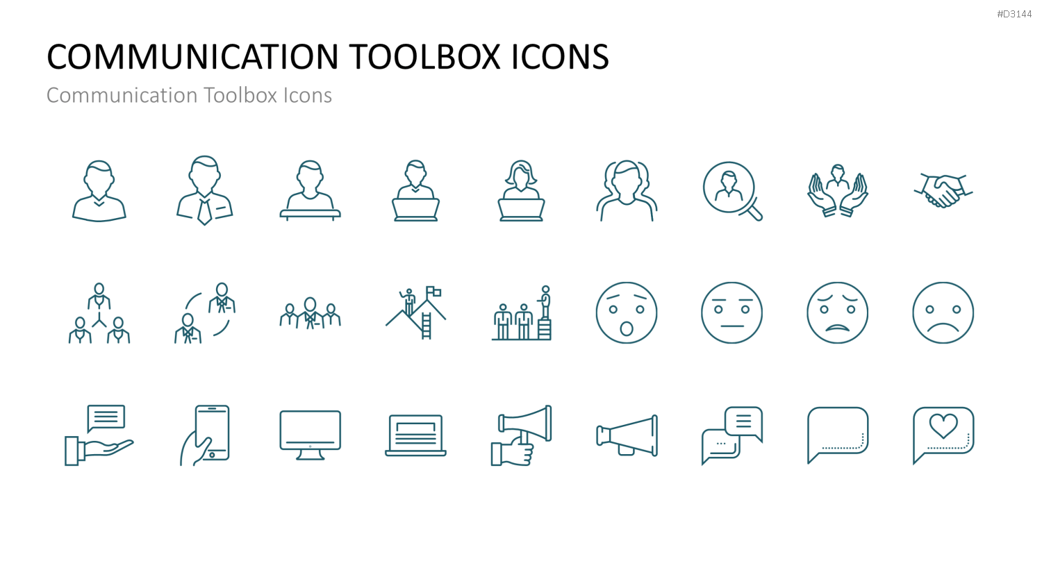 Communication Toolbox PowerPoint-Vorlage