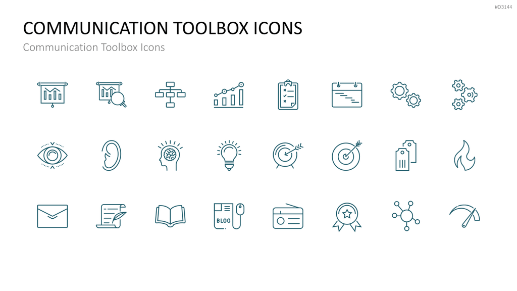Communication Toolbox PowerPoint-Vorlage