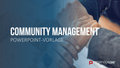 Community Management PowerPoint-Vorlage