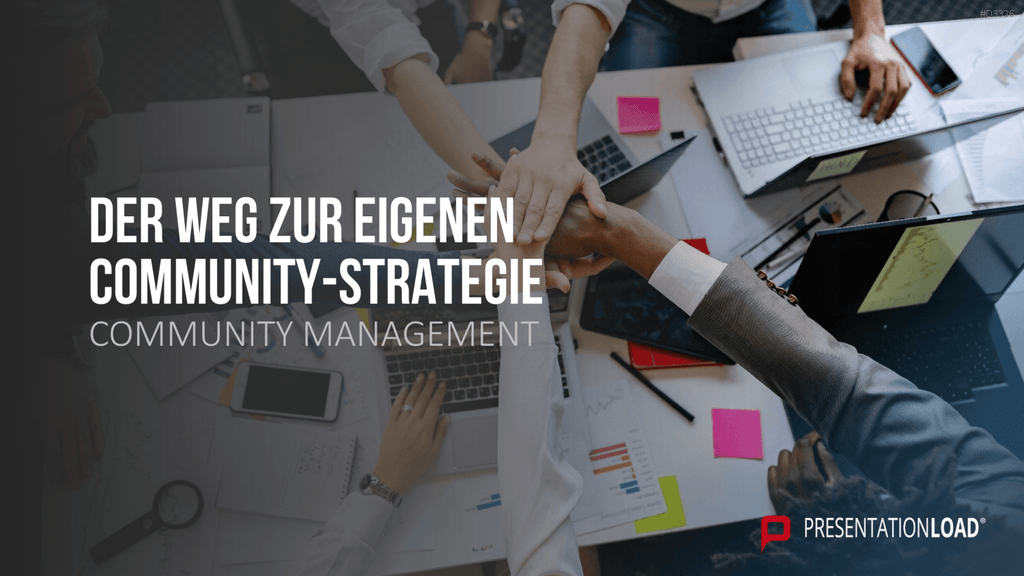 Community Management PowerPoint-Vorlage