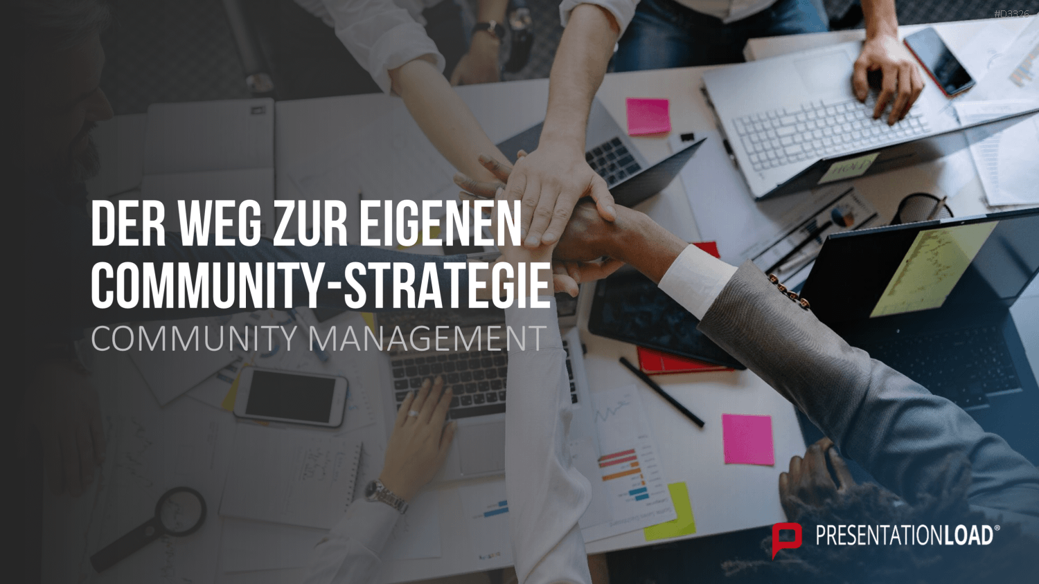 Community Management PowerPoint-Vorlage