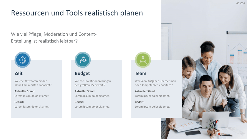 Community Management PowerPoint-Vorlage