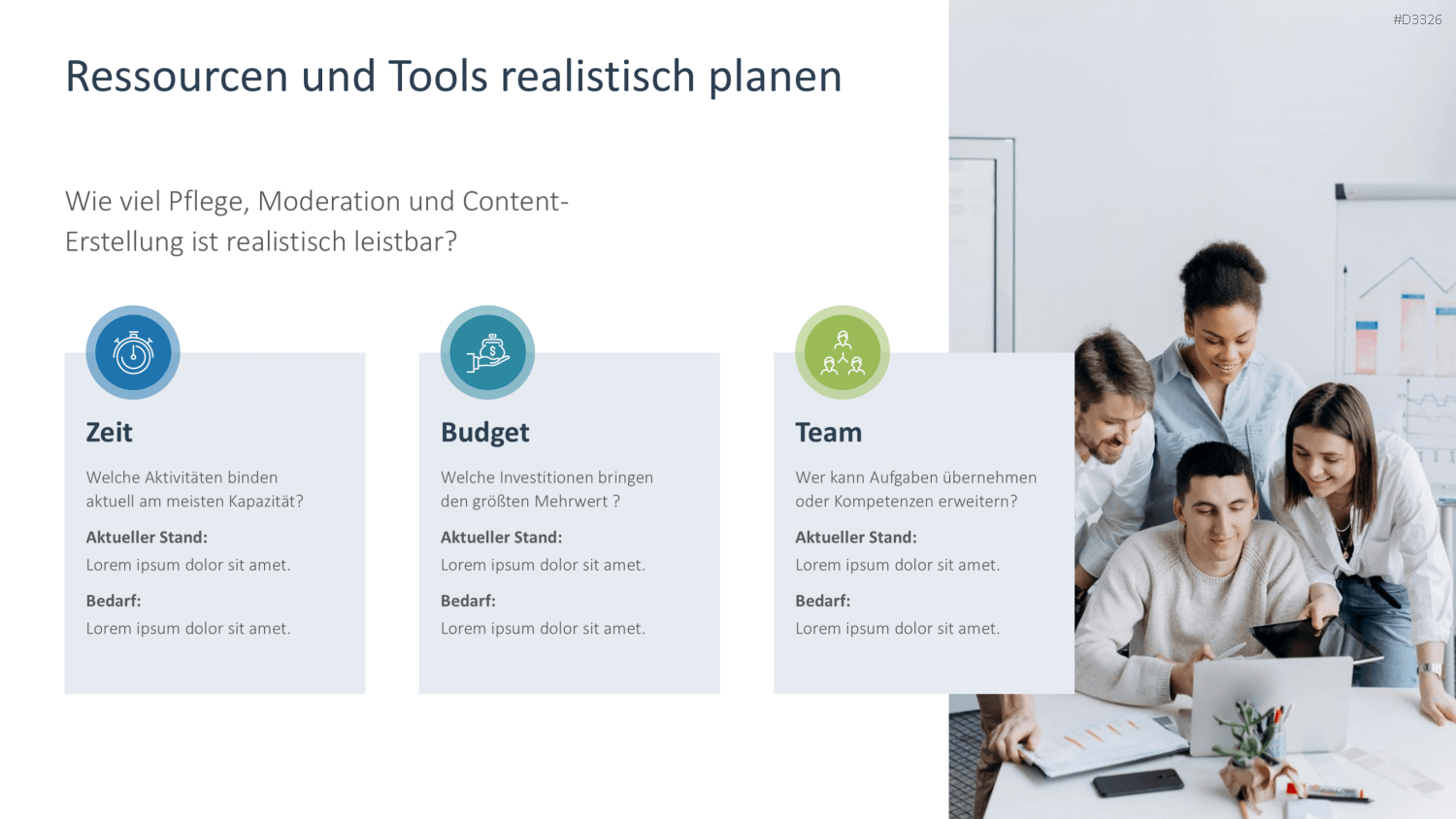 Community Management PowerPoint-Vorlage