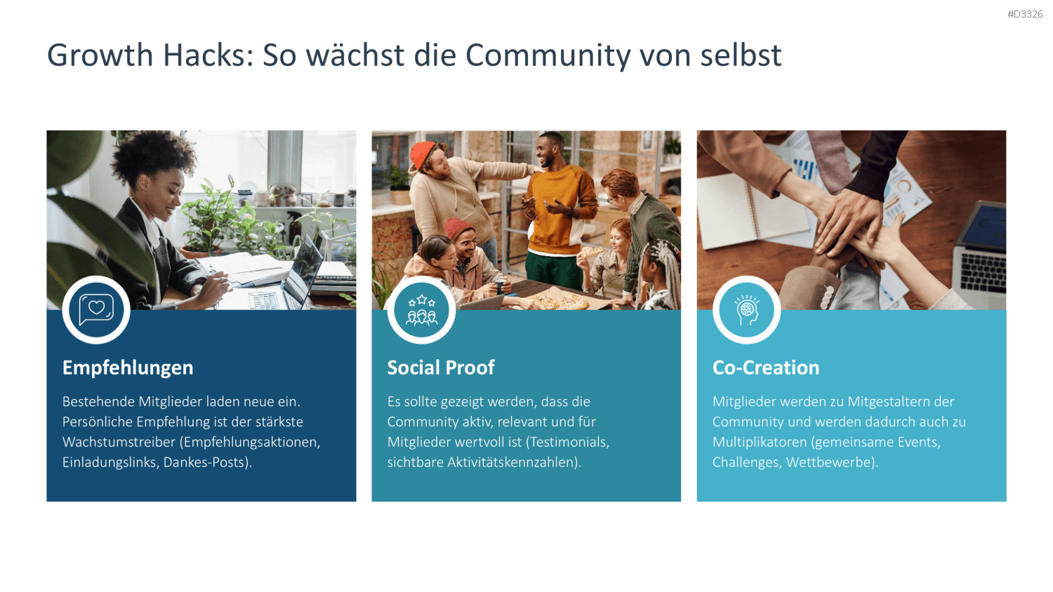 Community Management PowerPoint-Vorlage