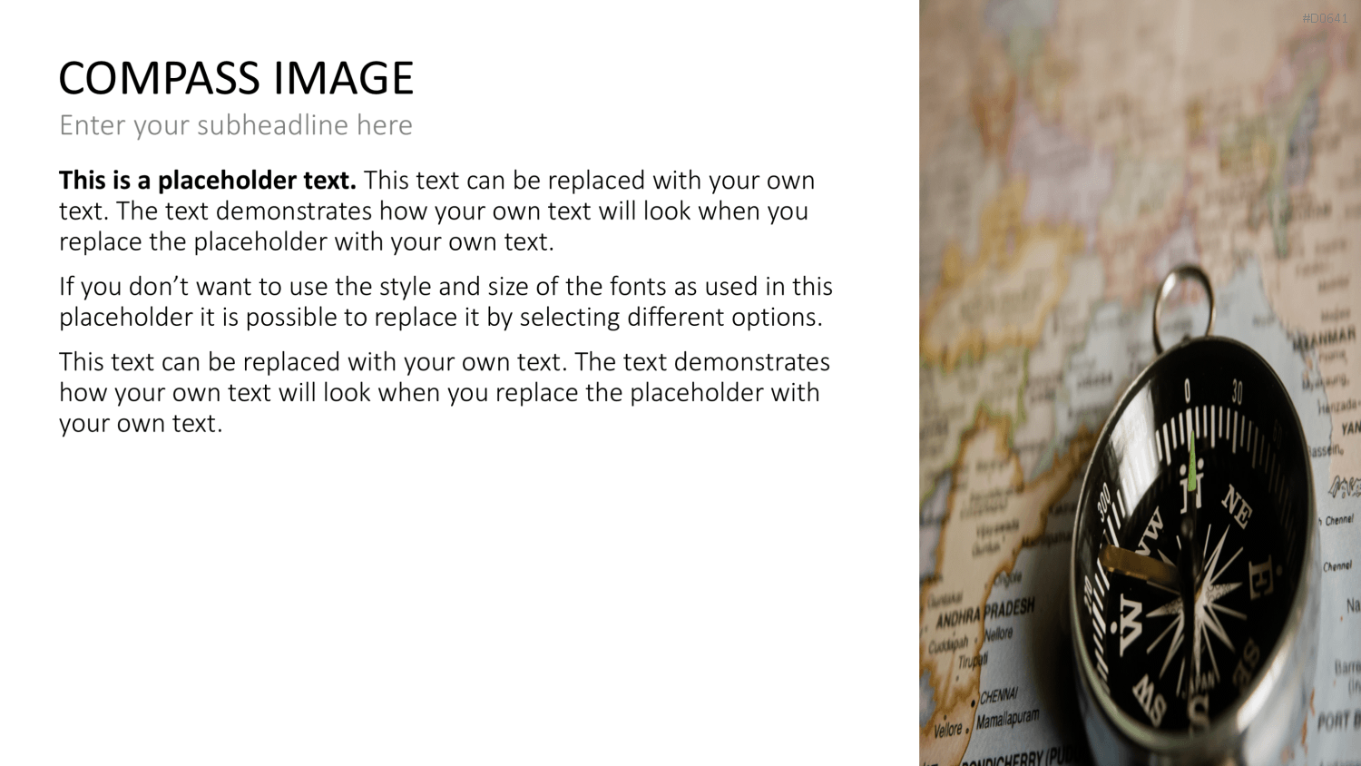 Kompass PowerPoint-Vorlage