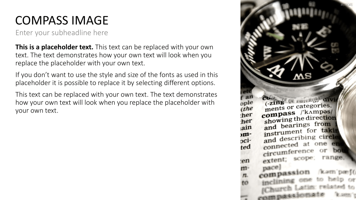 Kompass PowerPoint-Vorlage