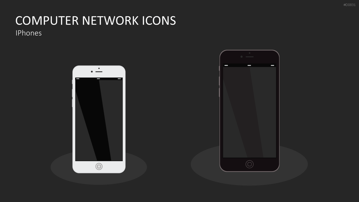 Computer Netzwerk Icons PowerPoint-Vorlage
