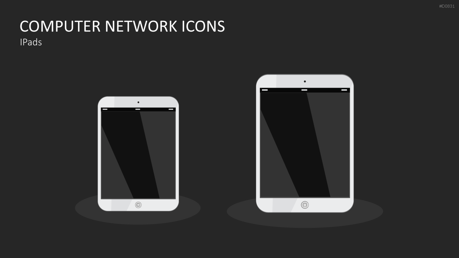 Computer Netzwerk Icons PowerPoint-Vorlage