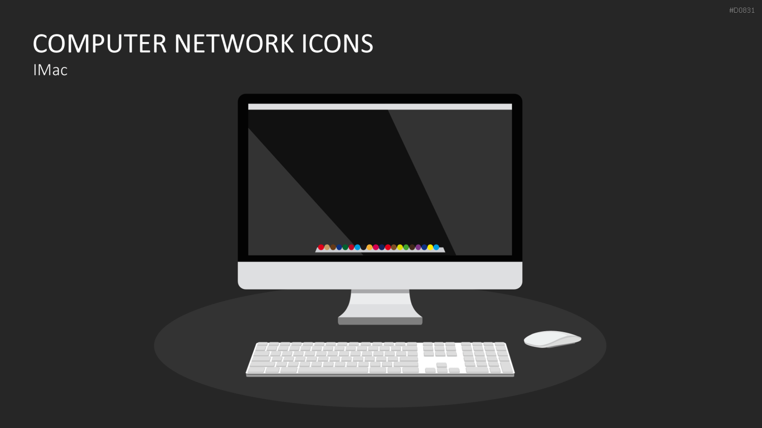 Computer Netzwerk Icons PowerPoint-Vorlage