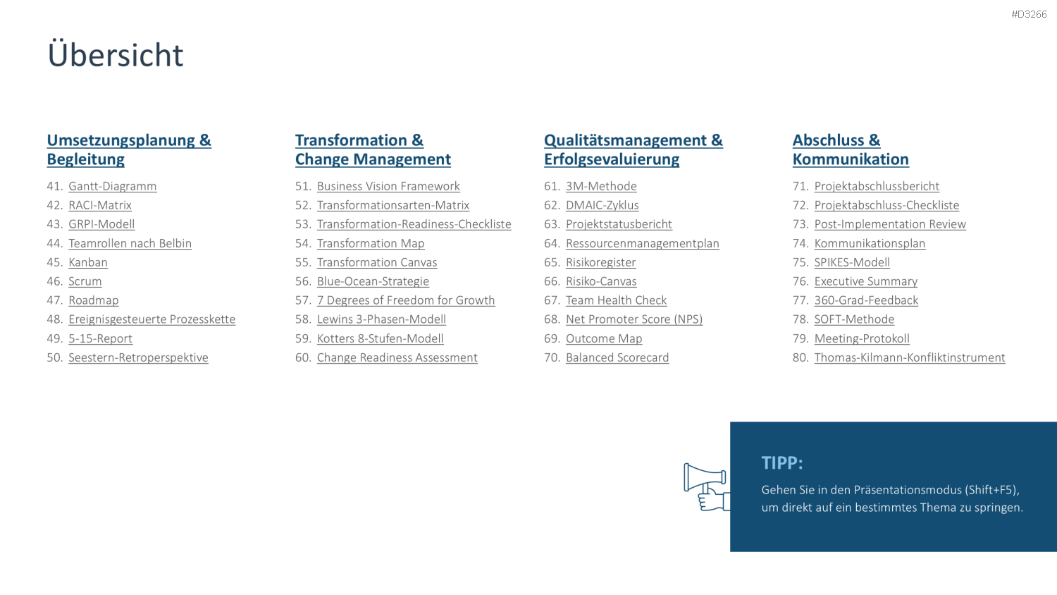 Consulting Toolbox PowerPoint-Vorlage