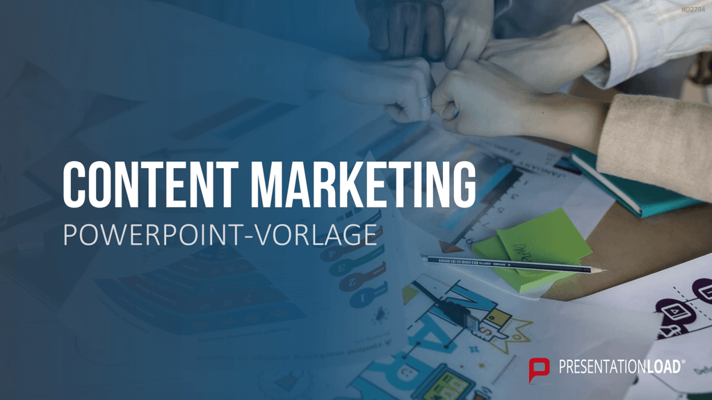 Content Marketing PowerPoint-Vorlage
