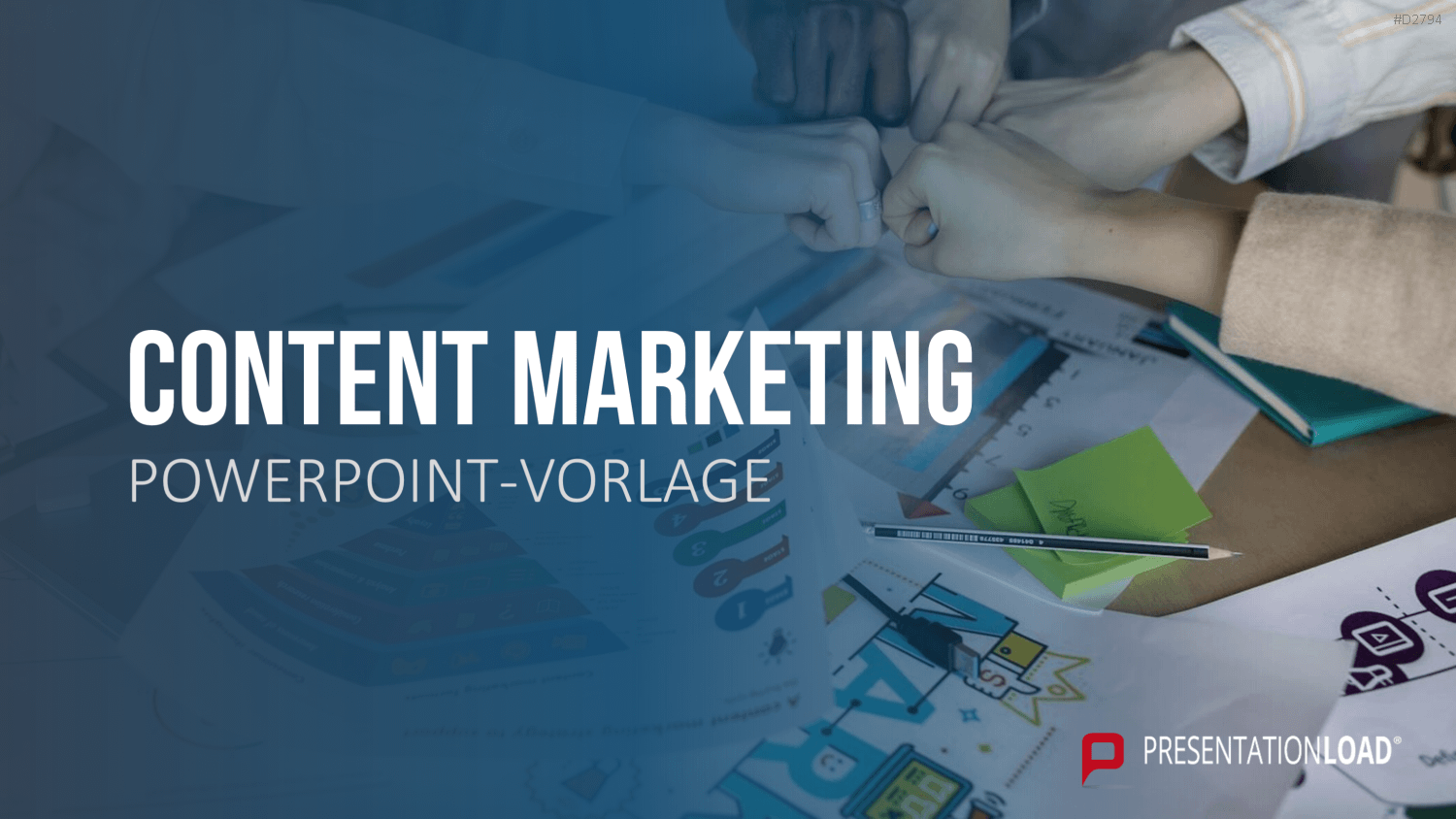 Content Marketing PowerPoint-Vorlage