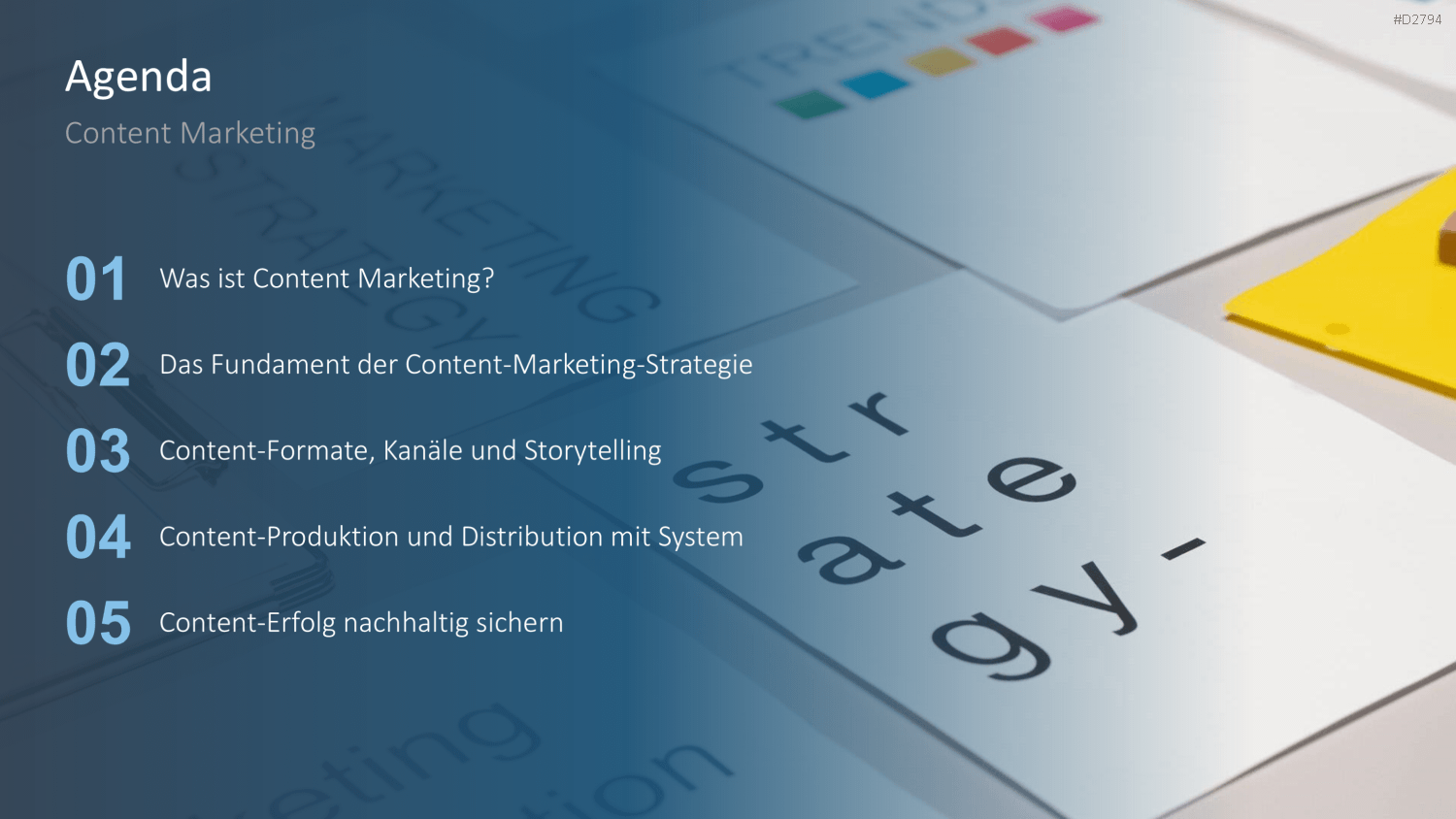 Content Marketing PowerPoint-Vorlage