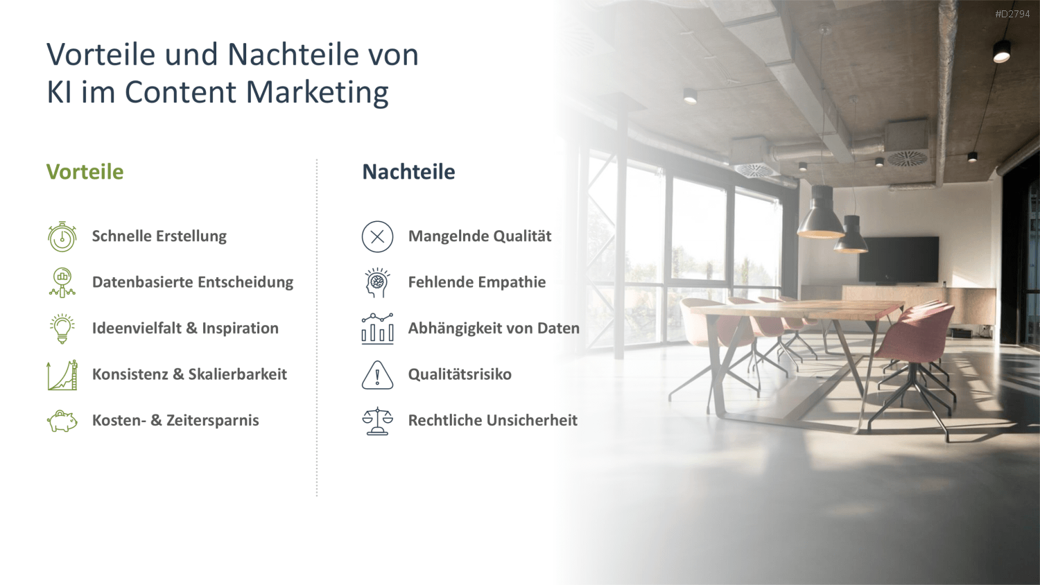 Content Marketing PowerPoint-Vorlage