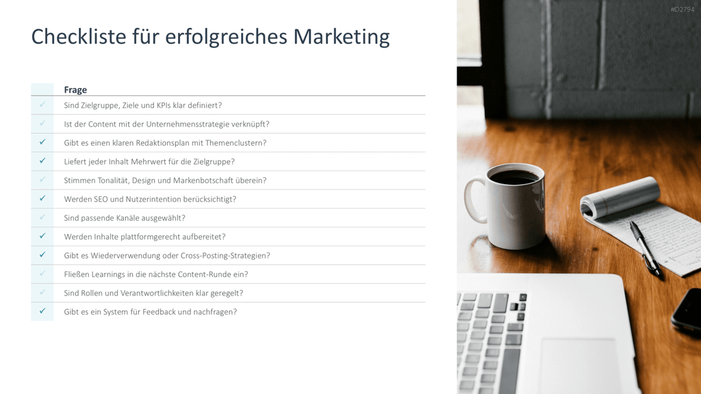 Content Marketing PowerPoint-Vorlage