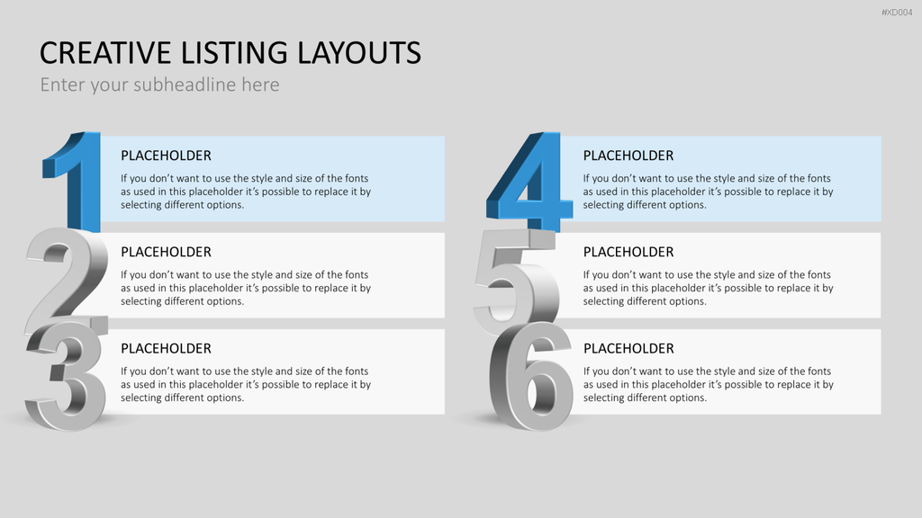 Creative Listing Bundle PowerPoint-Vorlage