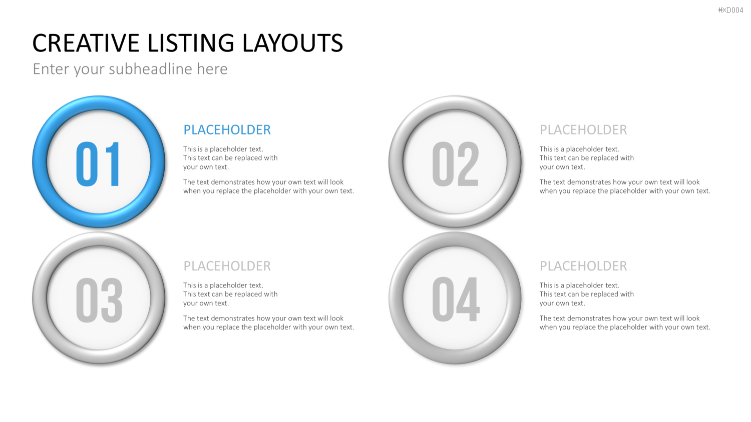 Creative Listing Bundle PowerPoint-Vorlage