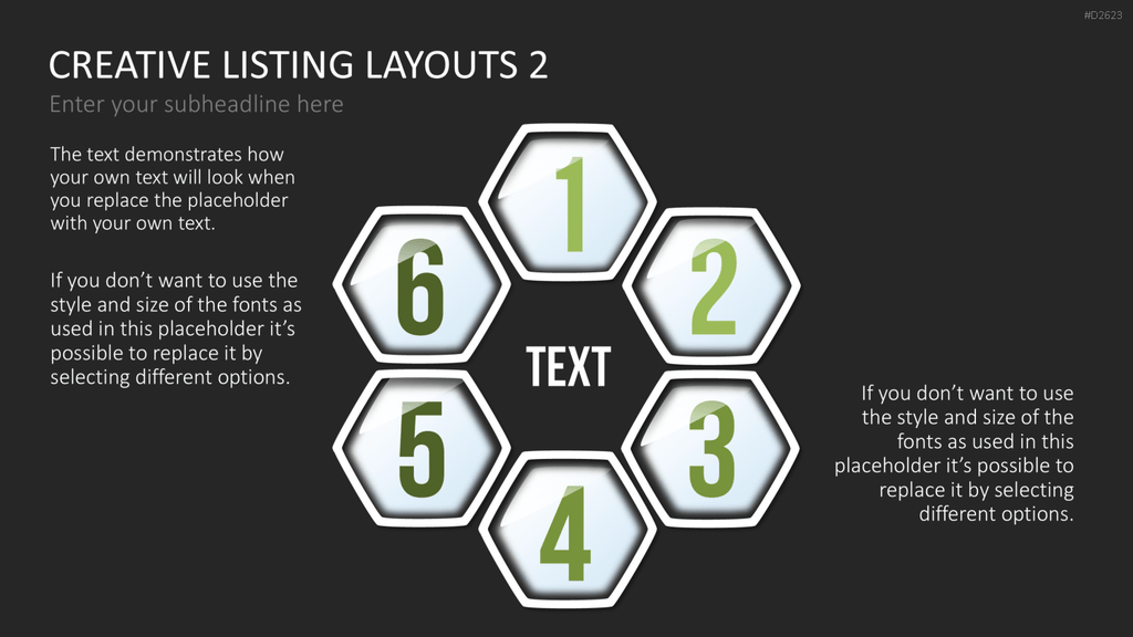 Creative Lists 2 PowerPoint-Vorlage