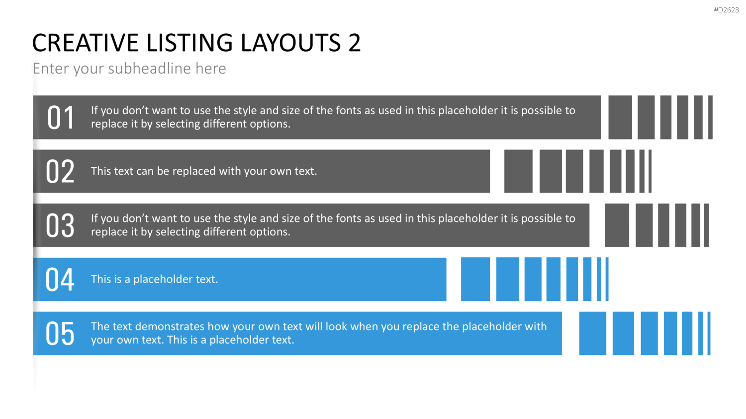 Creative Lists 2 PowerPoint-Vorlage