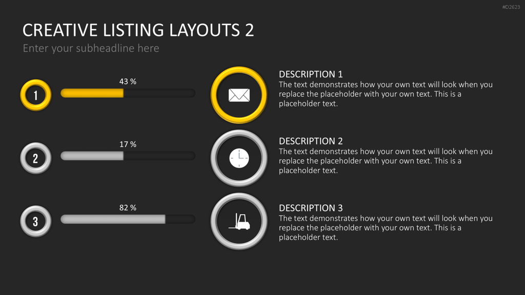 Creative Lists 2 PowerPoint-Vorlage