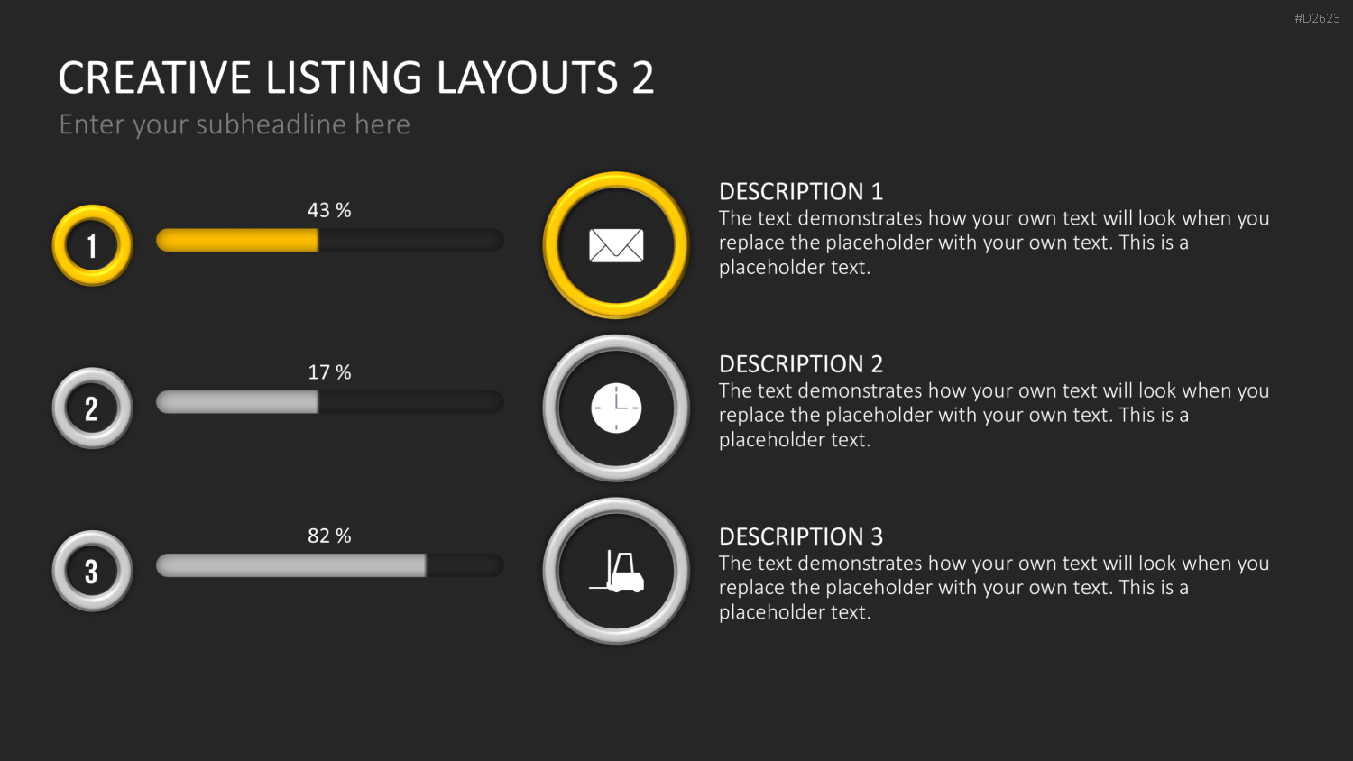 Creative Lists 2 PowerPoint-Vorlage