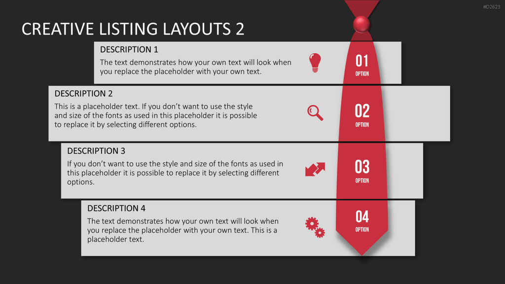 Creative Lists 2 PowerPoint-Vorlage
