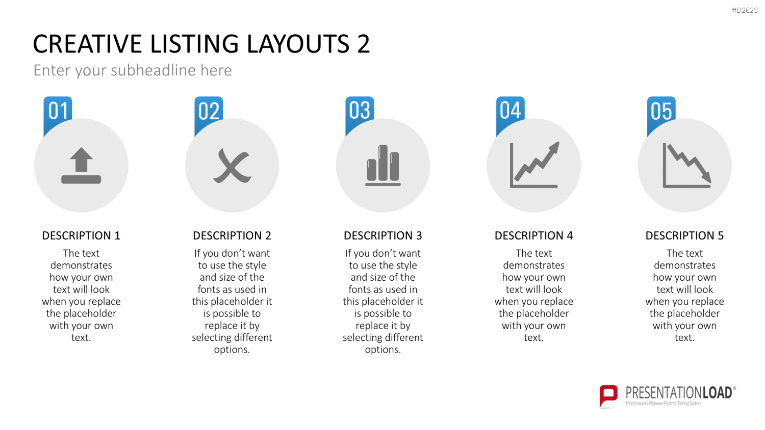 Creative Lists 2 PowerPoint-Vorlage