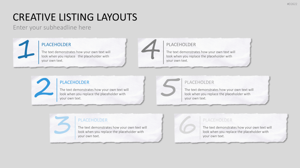 Creative Lists 1 PowerPoint-Vorlage