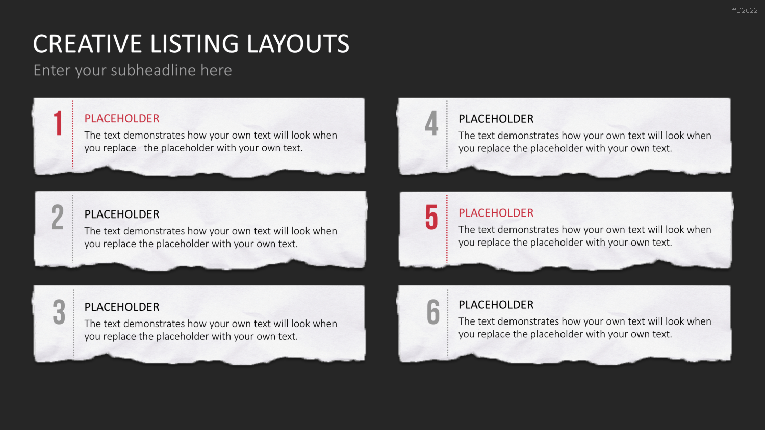 Creative Lists 1 PowerPoint-Vorlage