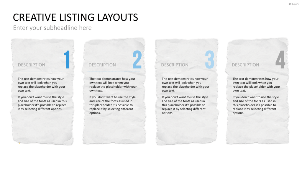 Creative Lists 1 PowerPoint-Vorlage