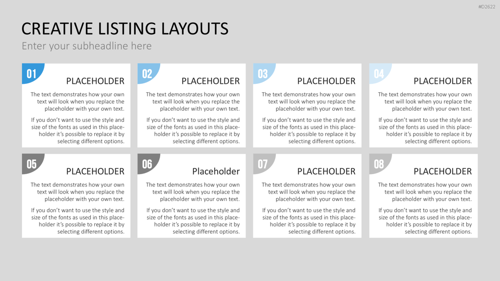 Creative Lists 1 PowerPoint-Vorlage