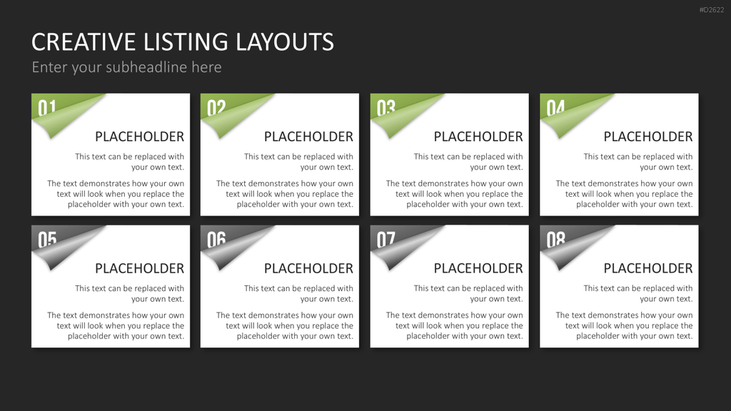 Creative Lists 1 PowerPoint-Vorlage