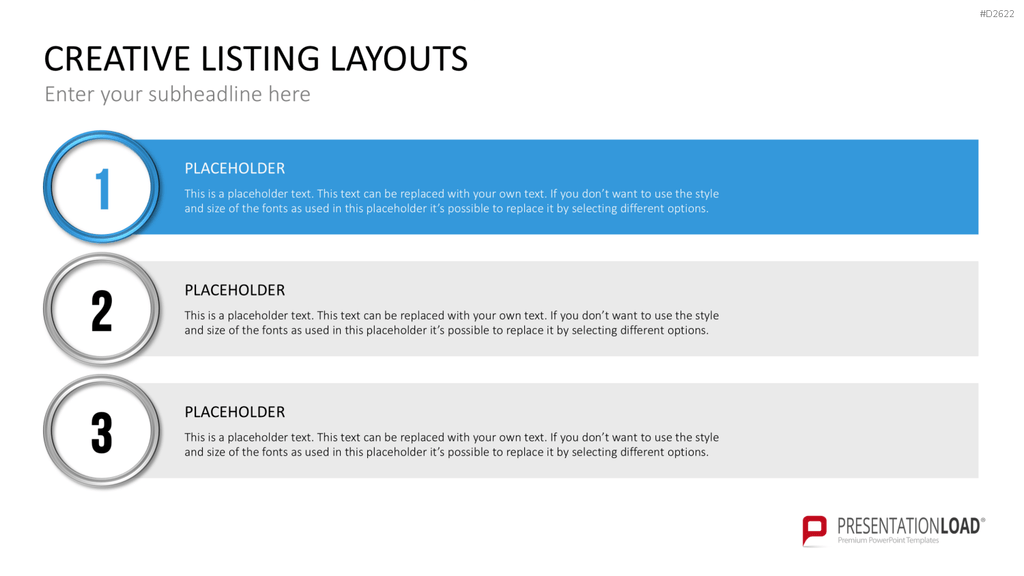 Creative Lists 1 PowerPoint-Vorlage