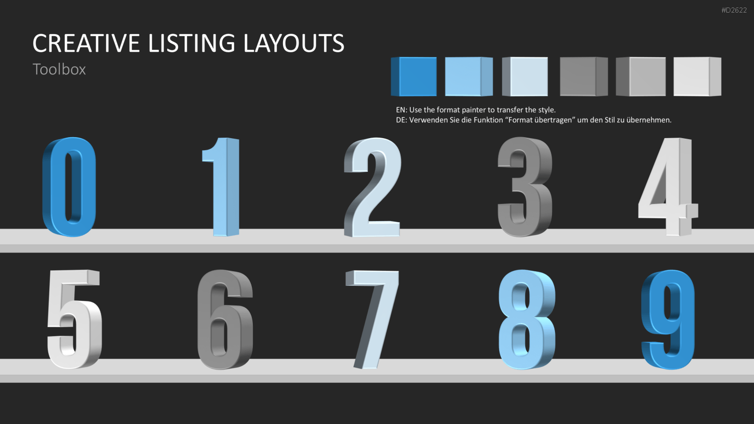 Creative Lists 1 PowerPoint-Vorlage