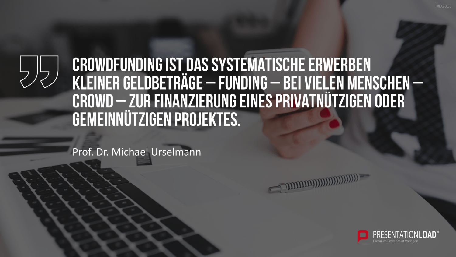 Crowdfunding PowerPoint-Vorlage