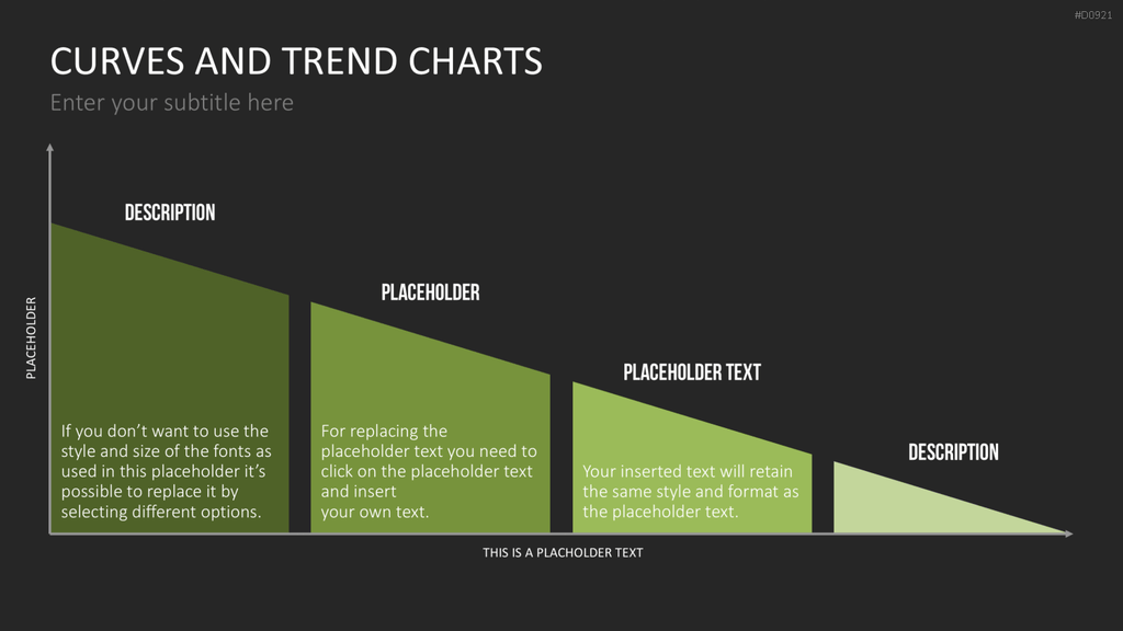 Kurven- und Trend-Charts PowerPoint-Vorlage