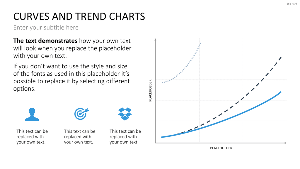 Kurven- und Trend-Charts PowerPoint-Vorlage
