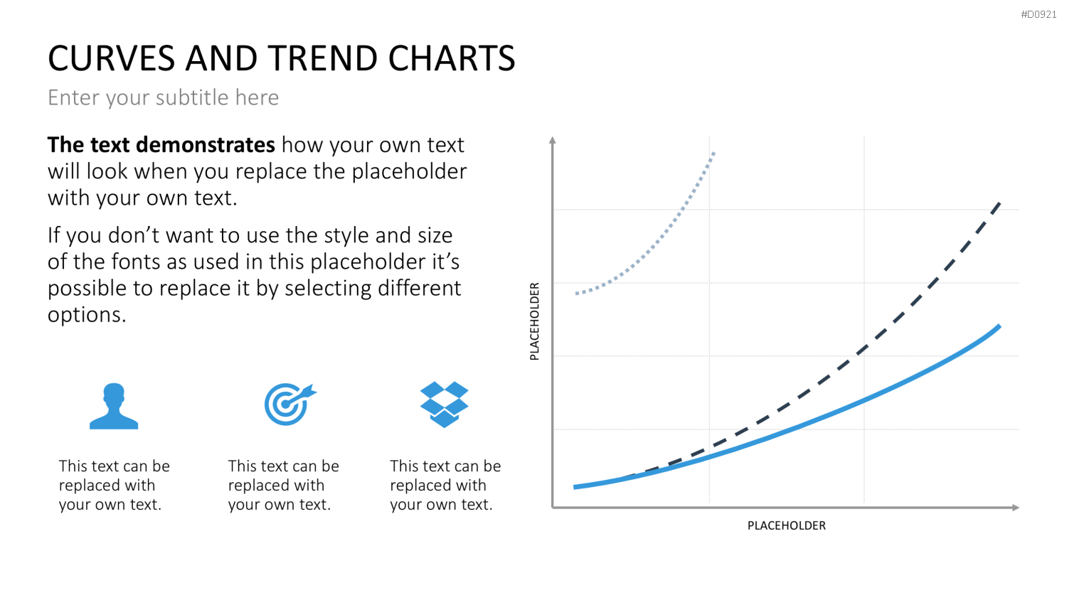 Kurven- und Trend-Charts PowerPoint-Vorlage