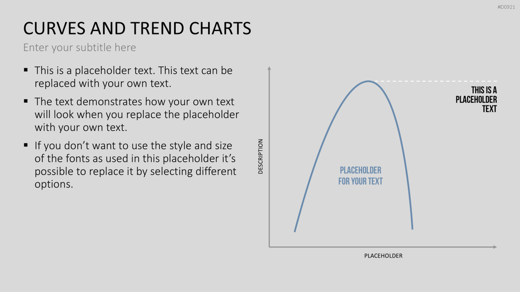 Kurven- und Trend-Charts PowerPoint-Vorlage