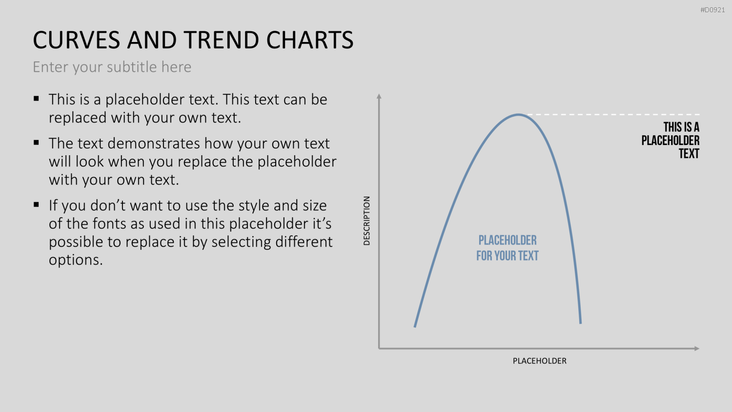 Kurven- und Trend-Charts PowerPoint-Vorlage