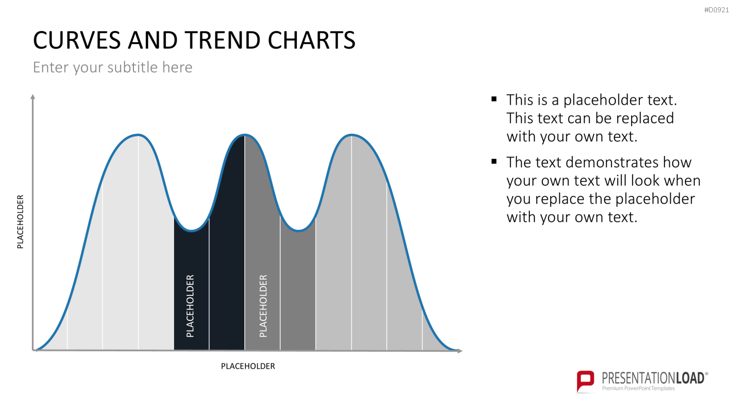 Kurven- und Trend-Charts PowerPoint-Vorlage