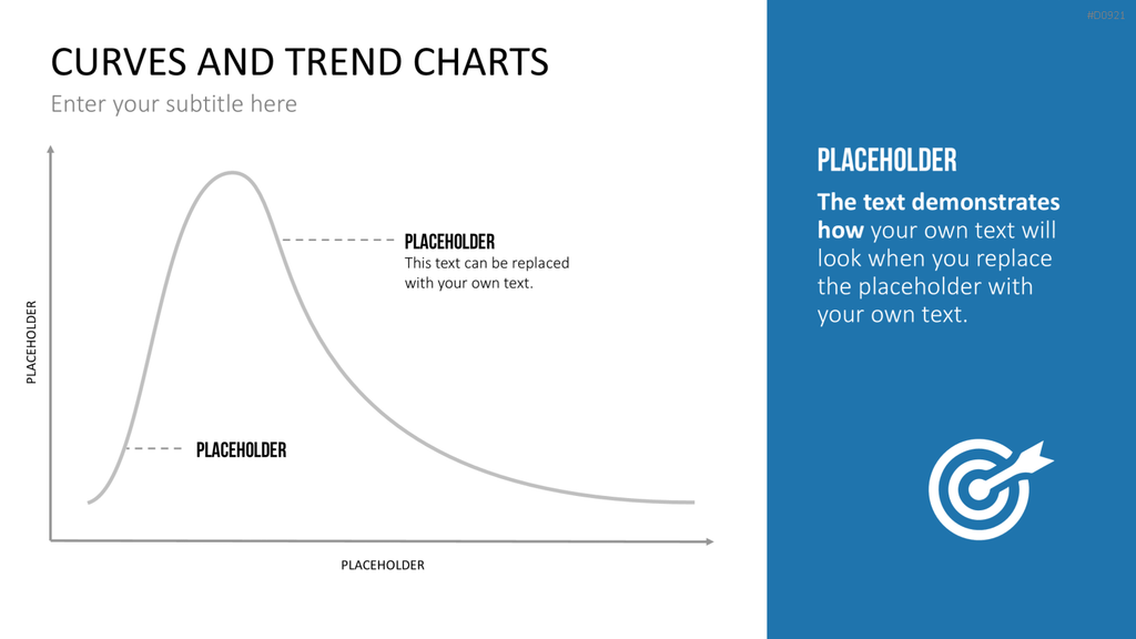 Kurven- und Trend-Charts PowerPoint-Vorlage