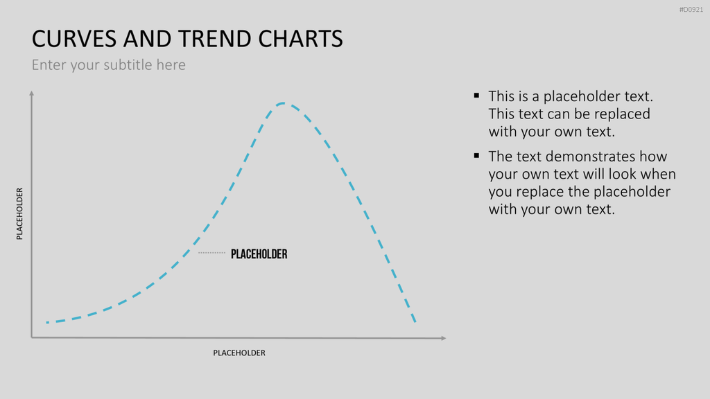 Kurven- und Trend-Charts PowerPoint-Vorlage