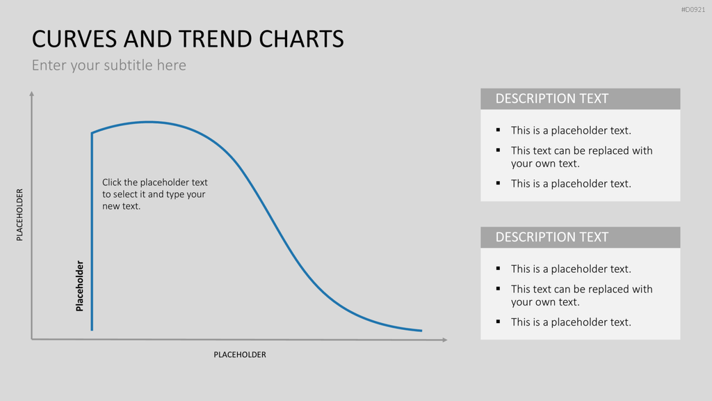 Kurven- und Trend-Charts PowerPoint-Vorlage